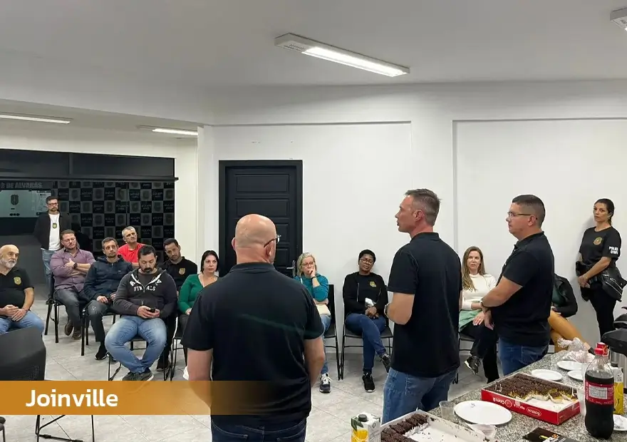 SINPOL-SC na estrada Joinville
