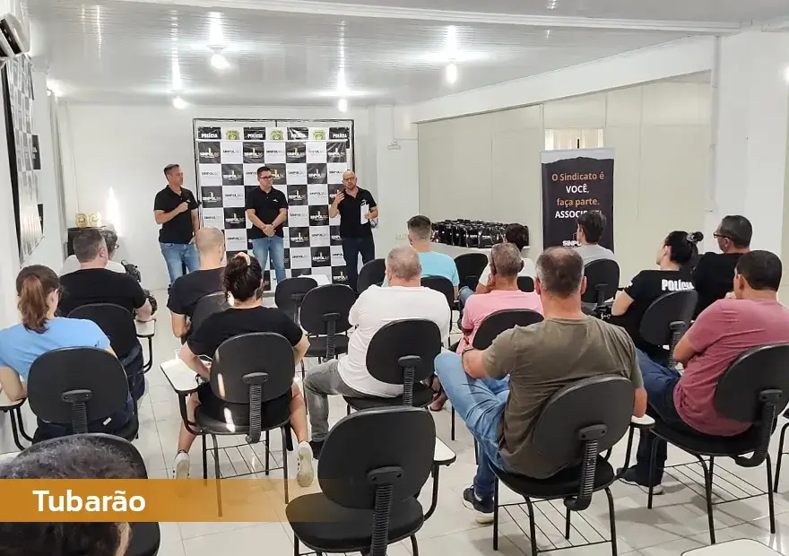 SINPOL-SC na estrada Tubarão